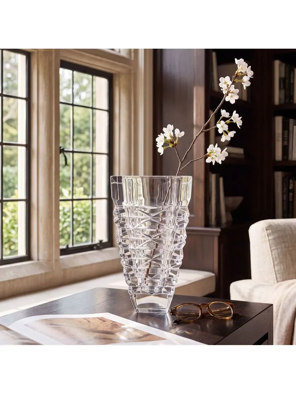Vintage Mikasa Arctic Ice Crystal Vase 10